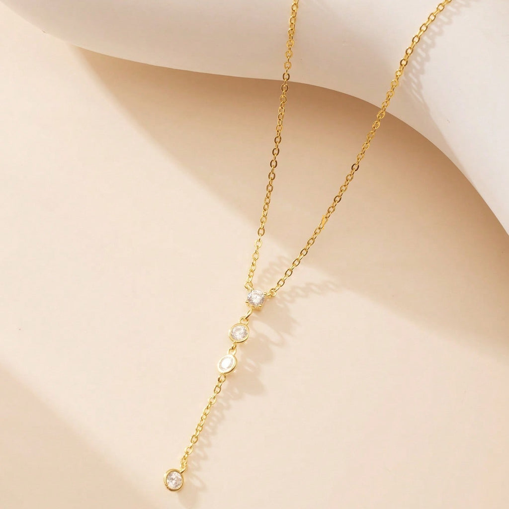 Light Luxury Minimalist Y-Shaped Geometric Necklace Designer-Style Jewelry